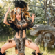 Nia Francesca Samba Show "Zulu Krieger".